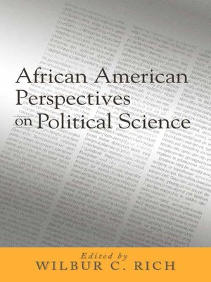 cover image of African American Perspectives on Political Science